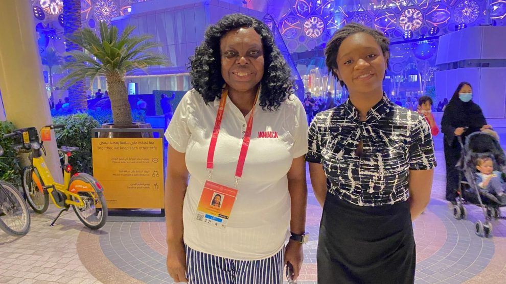 Jamaican teenage author is youngest flag-bearer at the Global Goals Show at Dubai Expo 2022