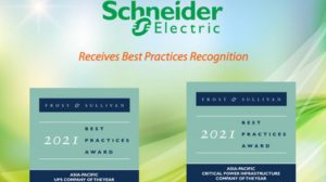 Schneider Electric Applauded by Frost & Sullivan for Enabling Continuous Power Supply with Its Complete Integrated Power Solutions