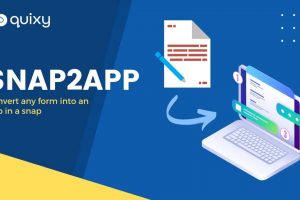 Quixy announces Snap2App Feature for its Platform Users