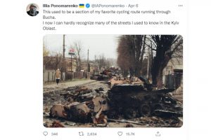 'I'm going to abandon war journalism,' says a Ukrainian journalist as her post goes viral