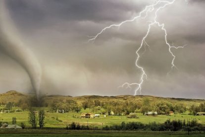 A tornado wreaks damage in Kansas, United States