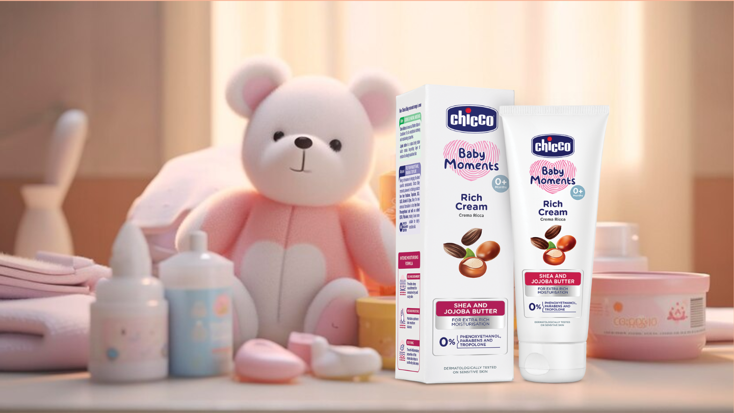 5 Reasons Chicco Baby Moment Baby Cream Delicately Cares