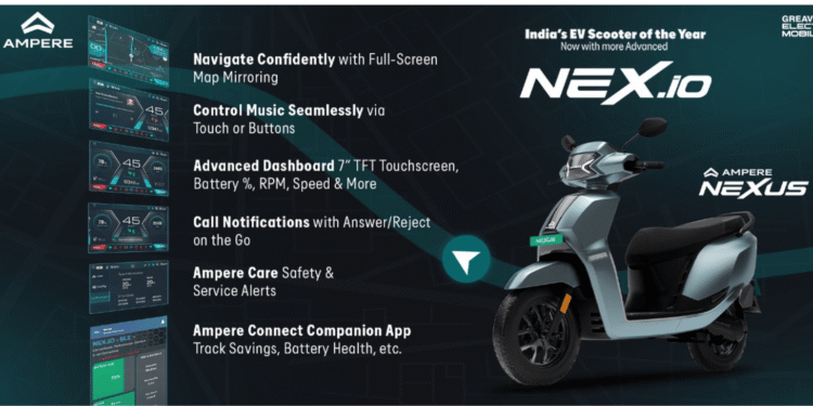 ampere nexus shipki la electric scooter ride ev day 2025 performance india