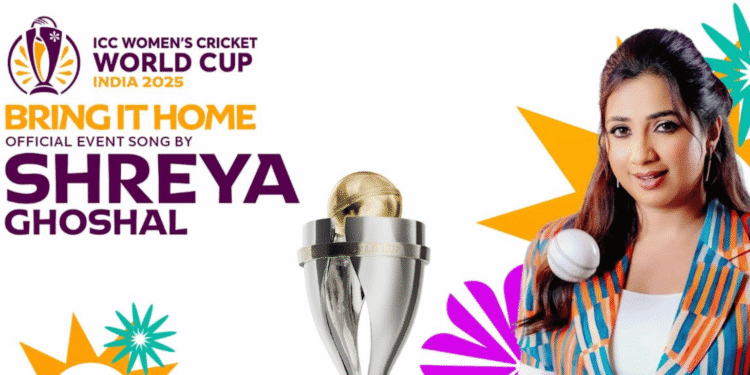 Shreya Ghoshal ICC Womens World Cup 2025 anthem Shakti Hain Hum