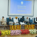 A Punjab government school teacher guiding students using an EnglishHelper reading tool