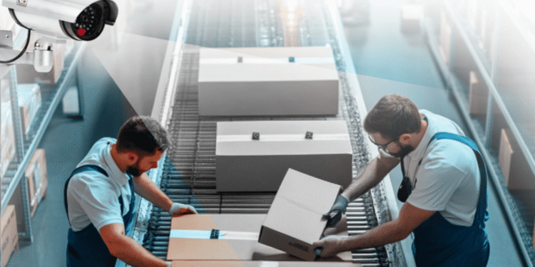 Kapil Makhija at the launch of UniCapture, Unicommerce’s video verification solution for sellers, showing interface with packing video linked to order ID.