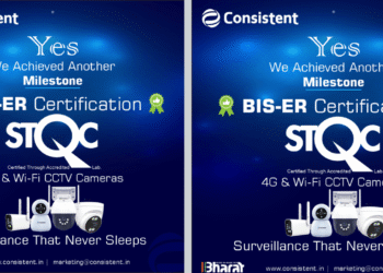 BIS-ER Approval Through STQC Lab Places Consistent Infosystems’ CCTV Range in Certified Category