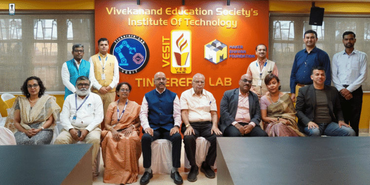 Gen Z for Nation Building Theme Shapes New Maker Driven Learning Space at VESIT