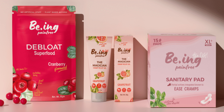 Menstrual Pain Moves into the Hygiene Category as Be.ing painfree Introduces Integrated Relief System