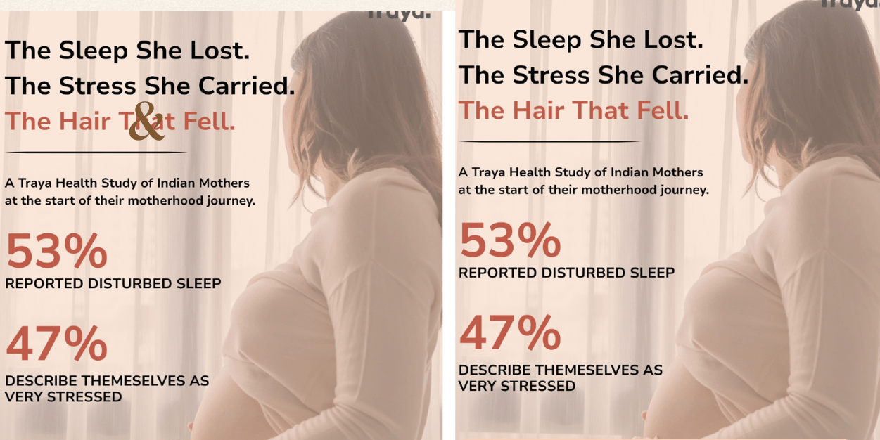 Traya Health Puts Indian Mothers’ Hair Fall In Sleep And Stress Context