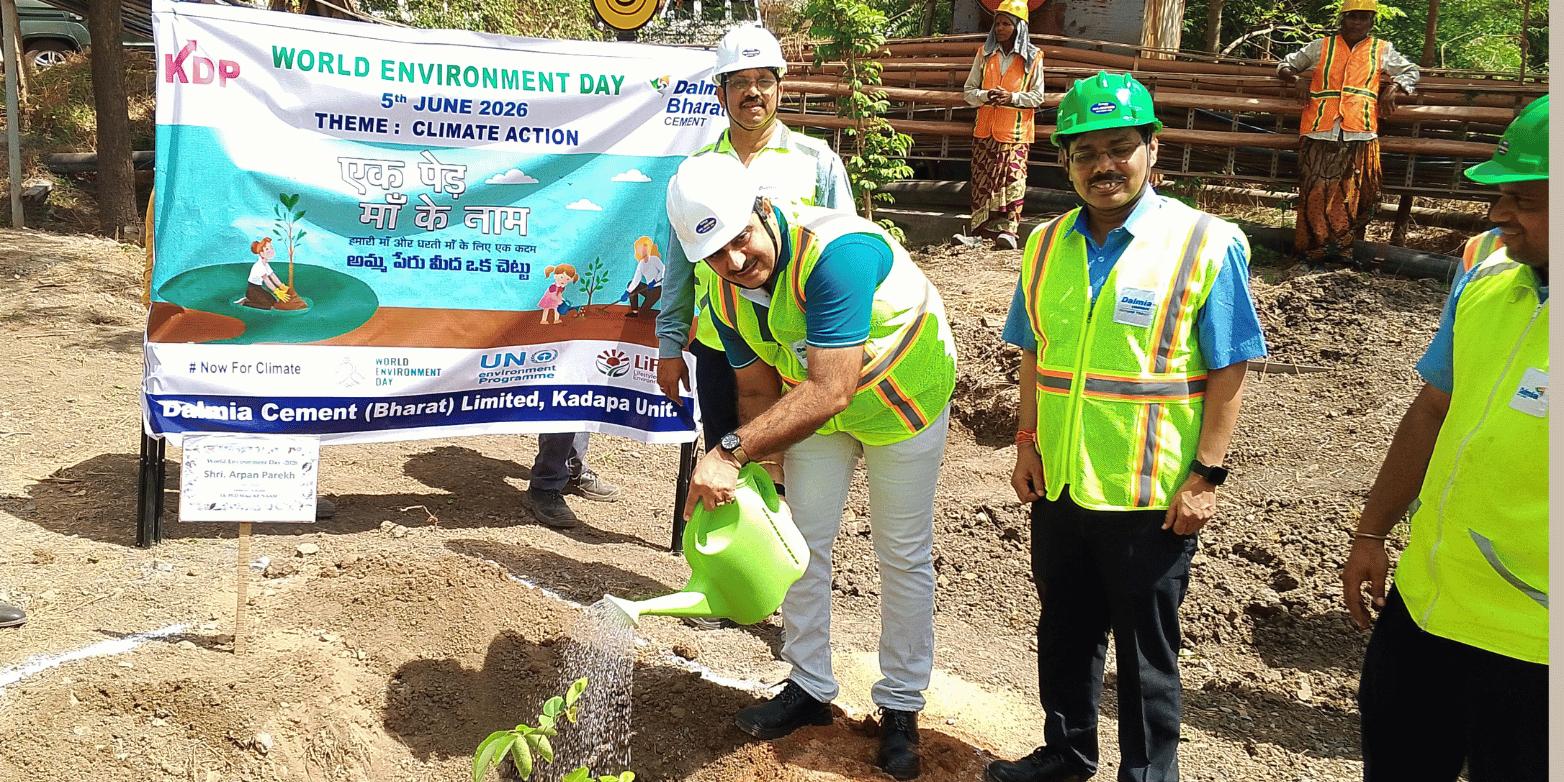 Dalmia Bharat and Arpan Dilipkumar Parekh mark World Environment Day with Kadapa community initiatives