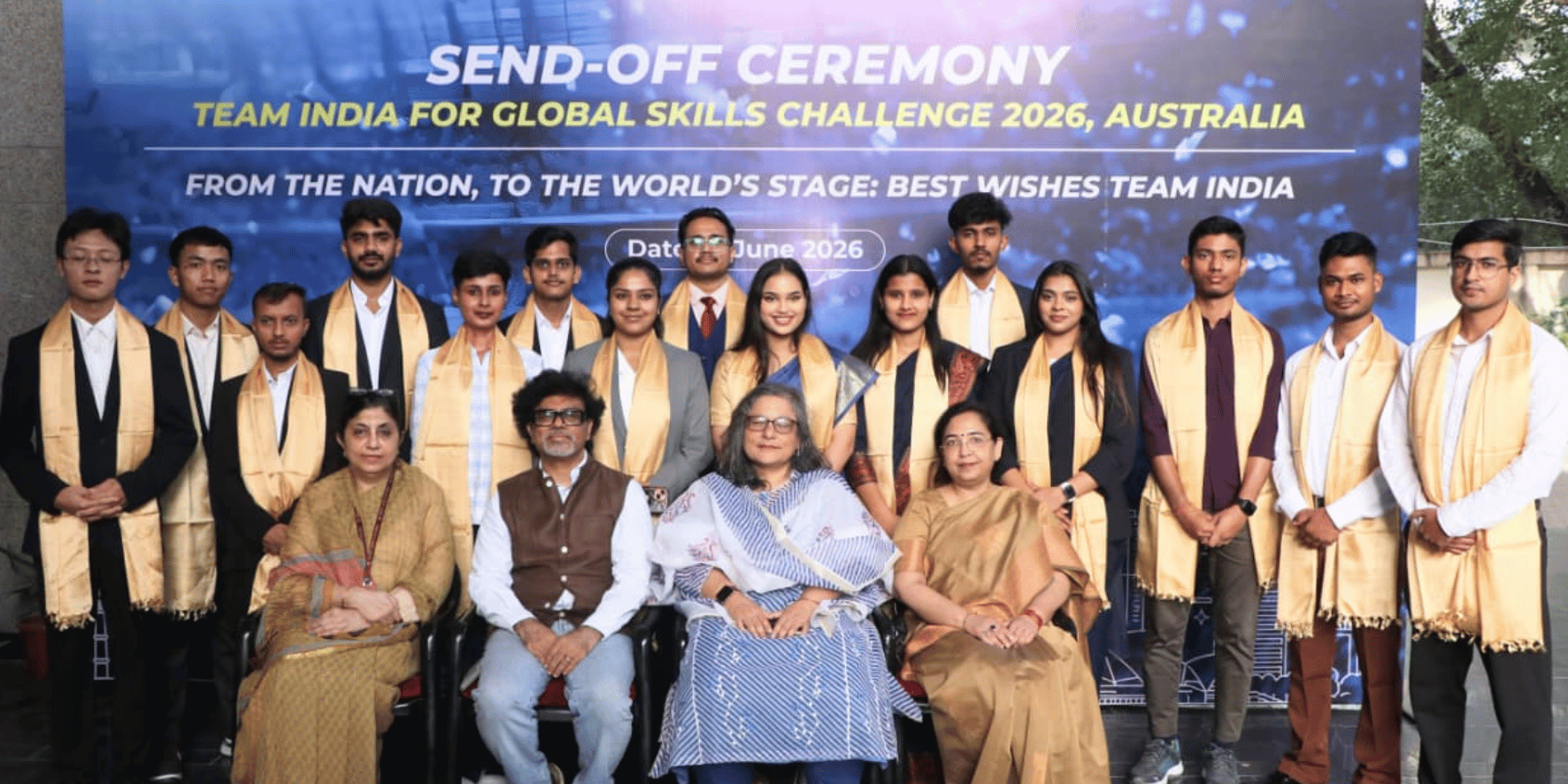 Team India Heads to Australia With 15 Young Competitors for Global Skills Challenge 2026