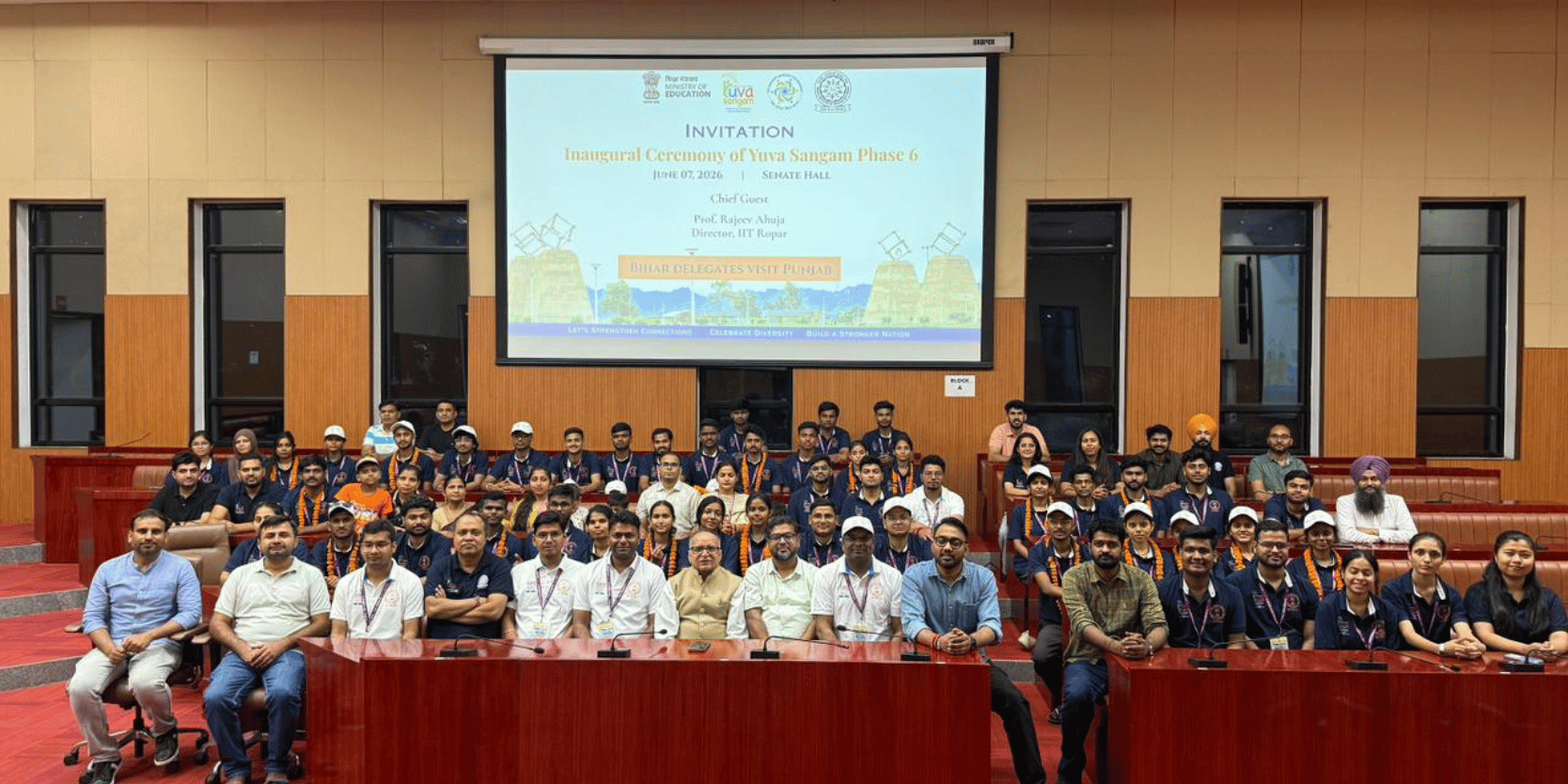 IIT Ropar and Rajeev Ahuja Welcome Bihar Delegation for Yuva Sangam Phase VI