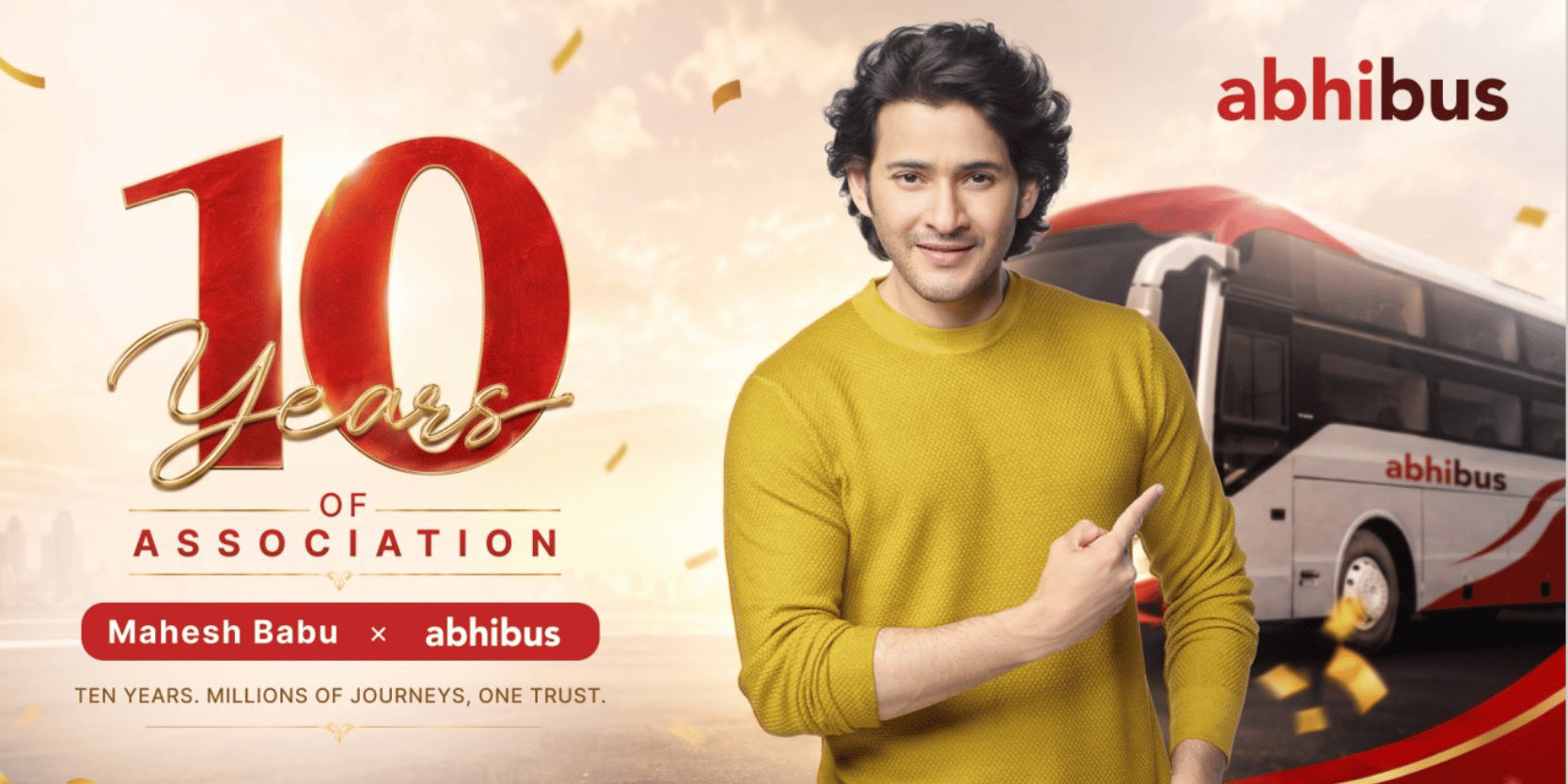 Mahesh Babu Continues With AbhiBus as Partnership Completes 10 Years