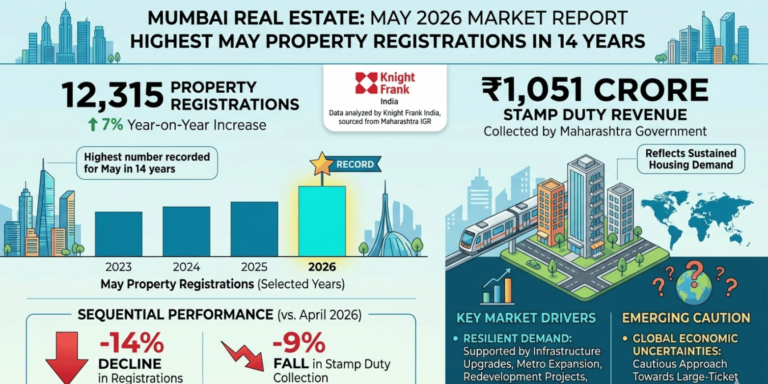 NAREDCO Maharashtra Tracks Buyer Caution Behind Mumbai’s May Registration High