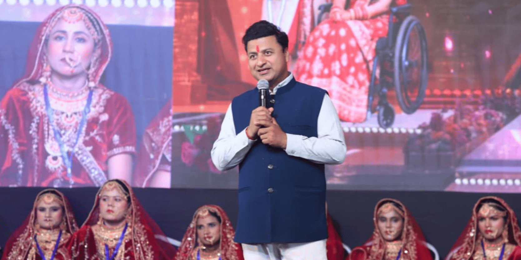 Narayan Seva Sansthan and Prashant Agarwal Bring 21 Differently Abled Couples Together at Delhi Mass Wedding Ceremony
