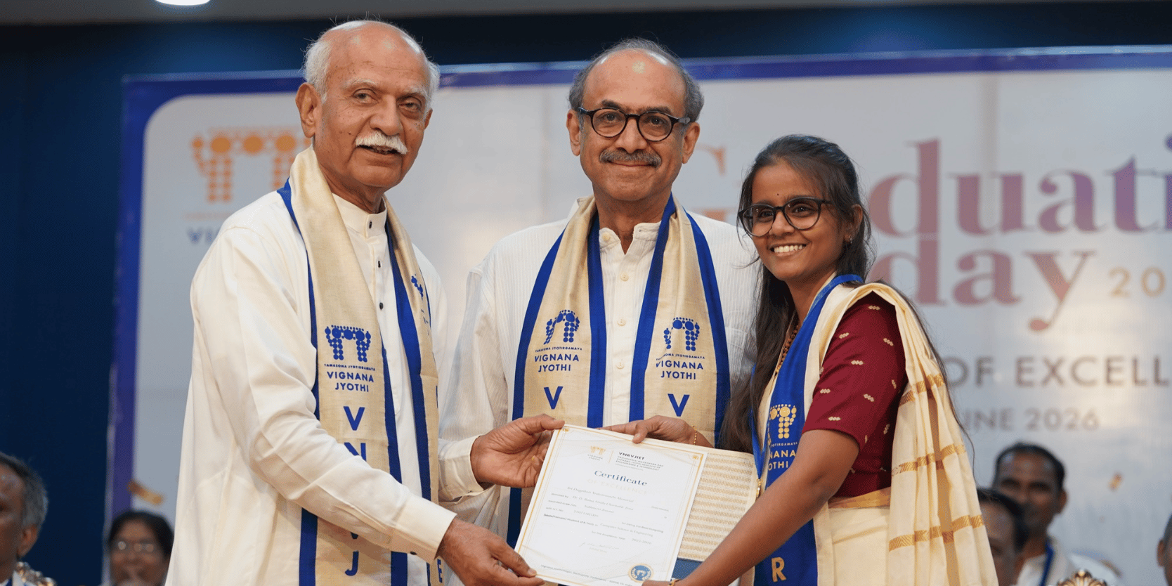 Graduation Day at VNR VJIET Marks 1,800 Degrees and ₹65 Lakh Highest Placement