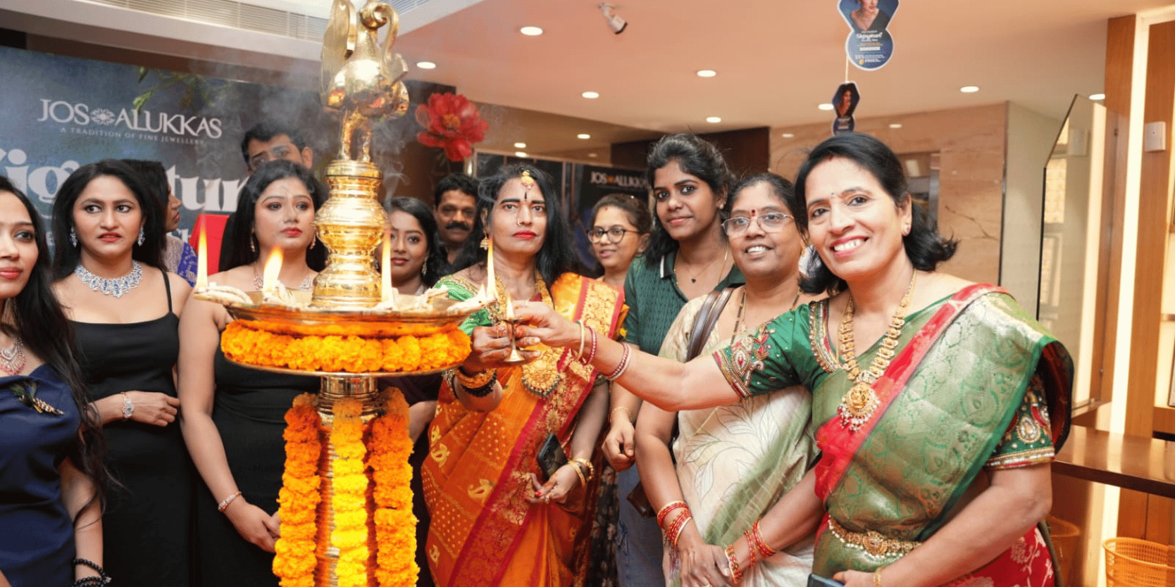 Diamond Jewellery Showcase Opens at Jos Alukkas Dilsukhnagar Store