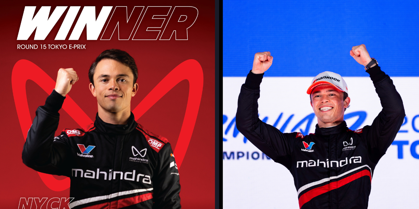 Mahindra Racing claims Tokyo E Prix victory as Nyck de Vries secures second win of the season