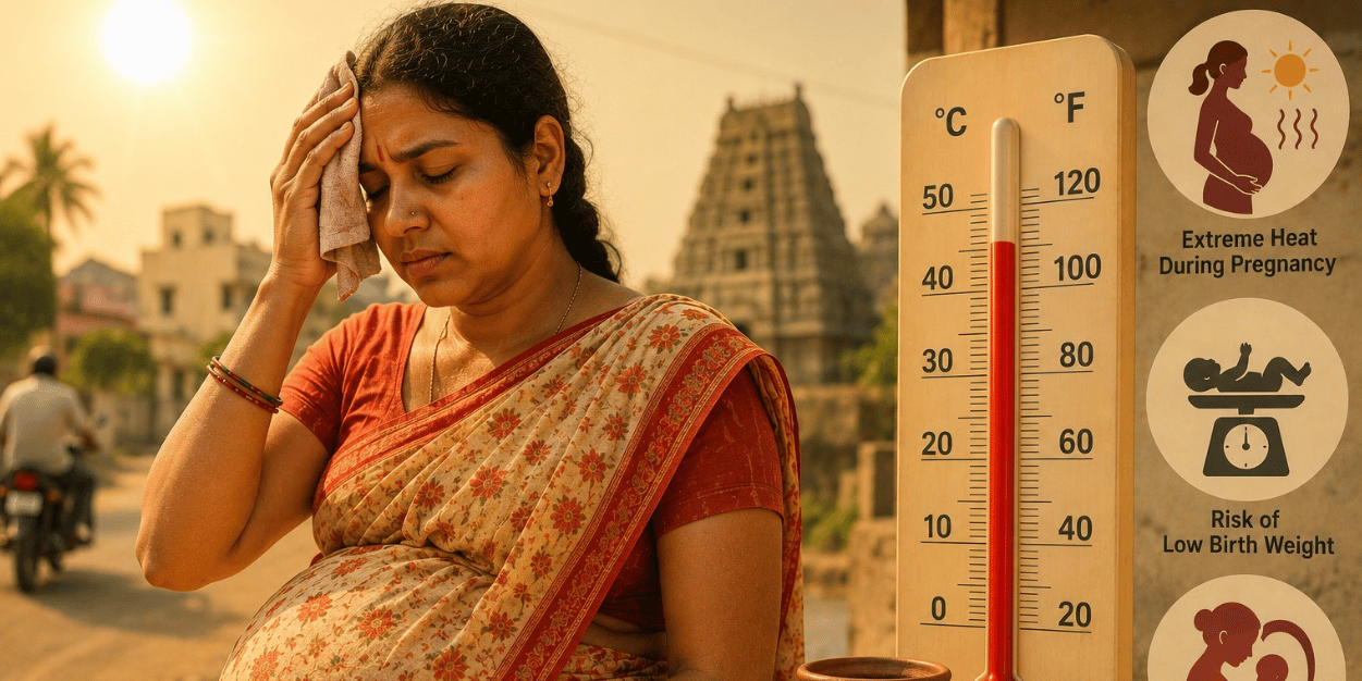 Short spells of extreme heat during pregnancy linked to higher newborn health risks, study finds