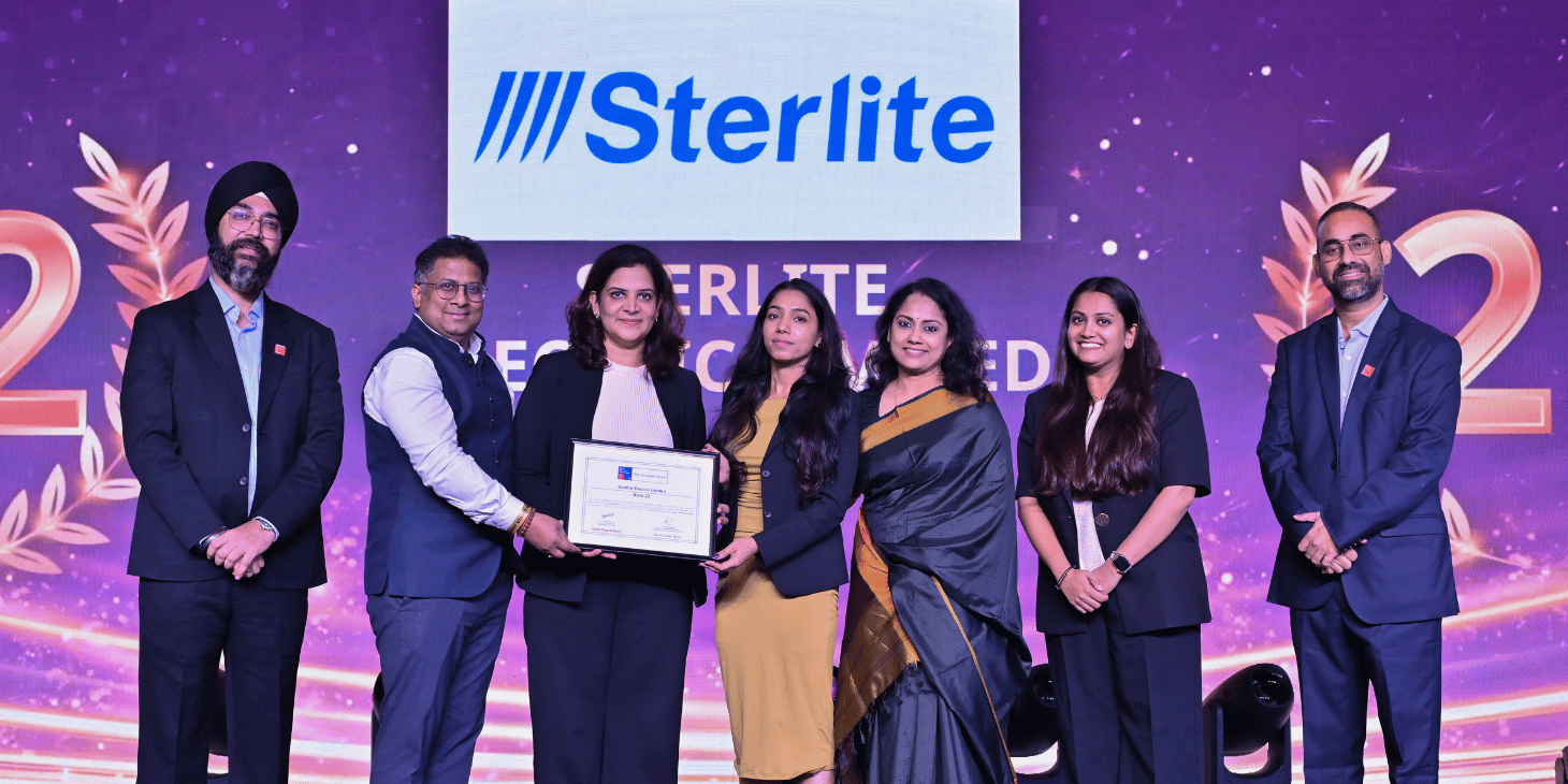 Triple recognition places Sterlite Group companies among India's Best Workplaces 2026