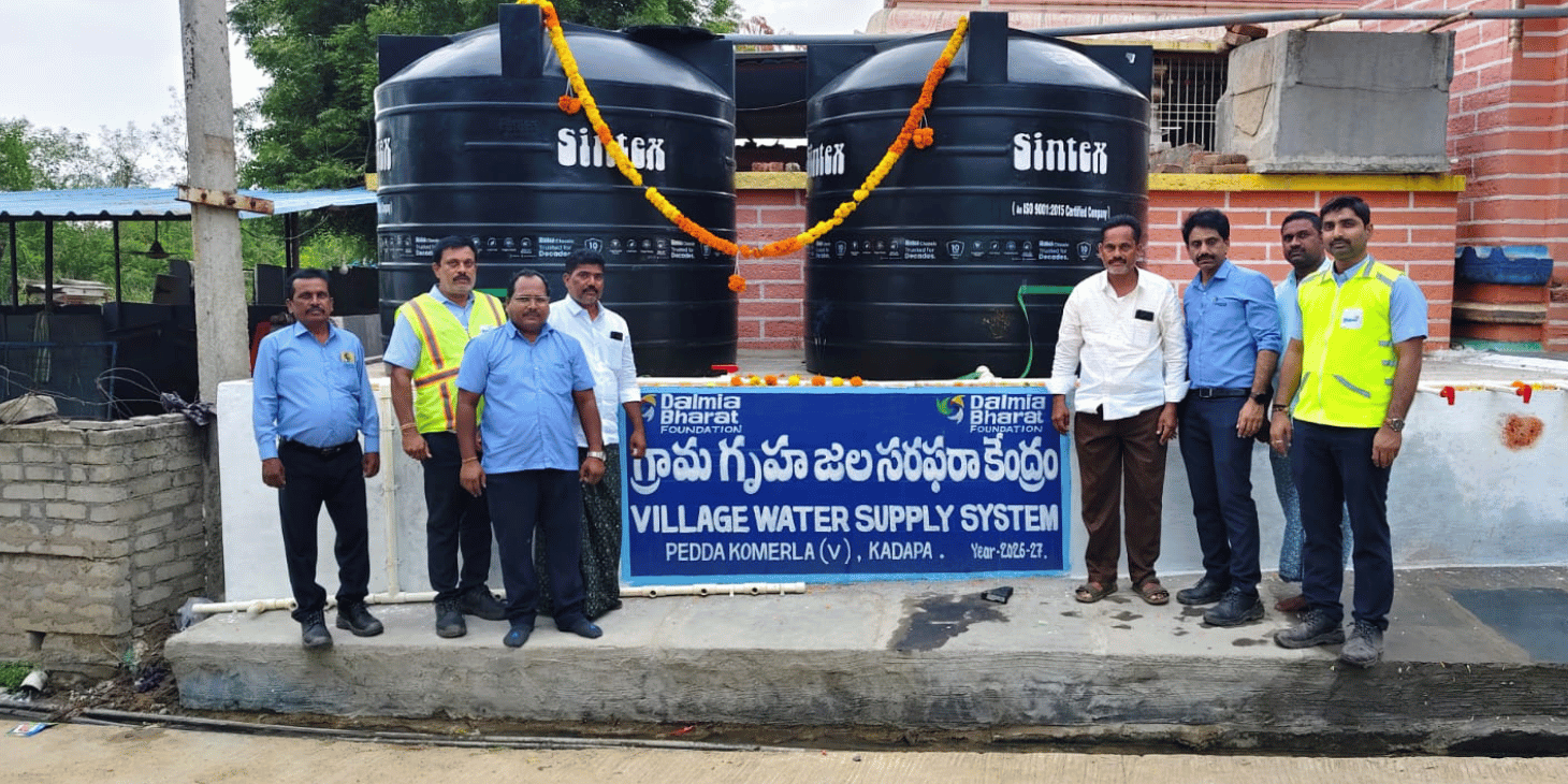 Safe Water Access Improves for 80 Households as Dalmia Bharat Foundation Upgrades Kadapa Village Supply