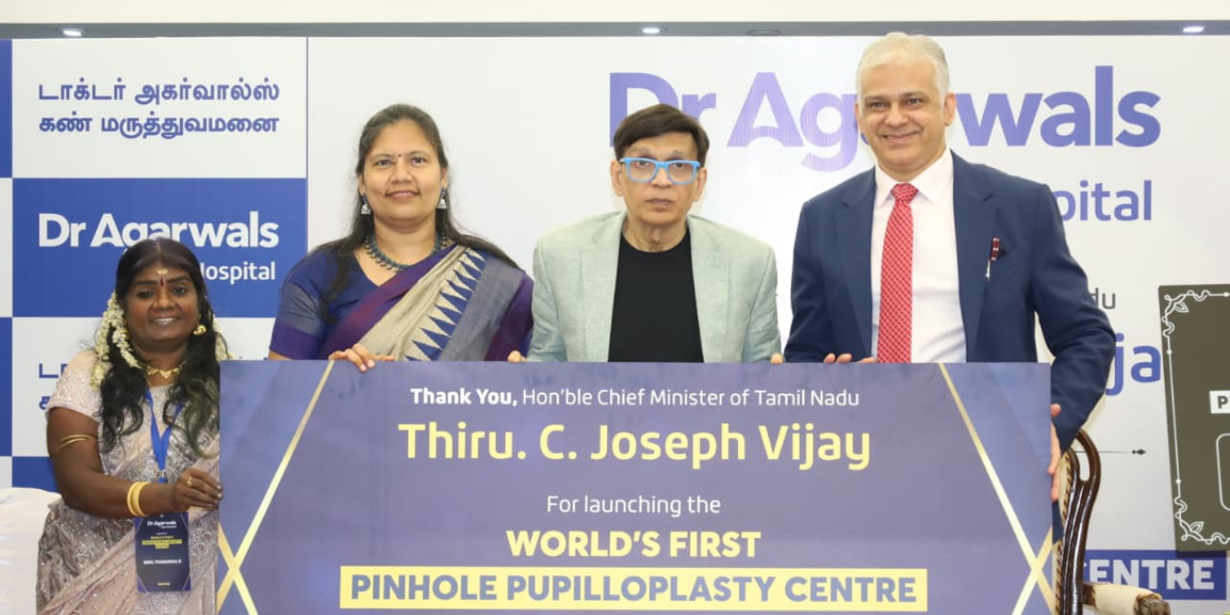 Hon’ble Chief Minister of Tamil Nadu Thiru C. Joseph Vijay Inaugurates Pinhole Pupilloplasty Centre in Chennai