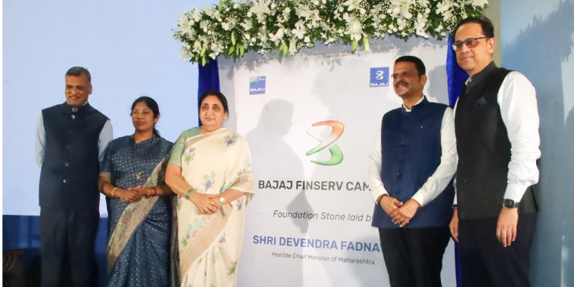 Hon’ble Chief Minister Shri Devendra Fadnavis Lays Foundation Stone for Bajaj Finserv Campus in Pune