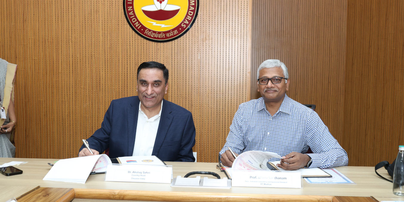 Energy Innovators to Receive Prototype Funding Through Chevron ENGINE and IIT Madras Partnership