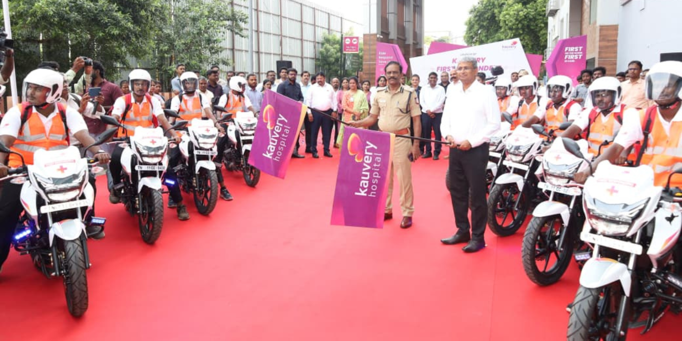 10 Bike Ambulances Take Kauvery Hospital Emergency Response Closer to Patients Across Chennai