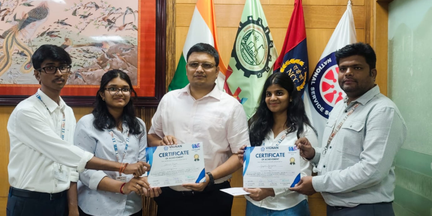 AI Verification Platform VeriMind Wins National Hackathon Award for KLH Aziznagar Students