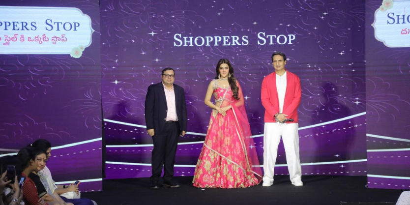Festive Fashion Takes the Runway as Nidhhi Agerwal Leads Shoppers Stop Dasara Showcase