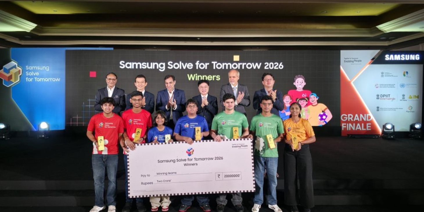 Four Indian Innovation Teams Receive ₹2 Crore at Samsung Solve for Tomorrow 2026