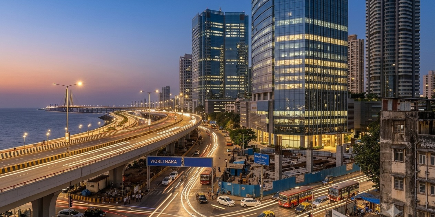 Worli Naka's Metro and Road Connectivity Draw Attention to Grade A Commercial Real Estate in Mumbai